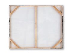 Tan/Gray/White Worthner wall art, product view 3 - 3