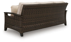 Dark Brown, rear sofa view - 4