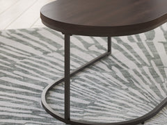 Dark Brown three-piece table set, product view 5 - 5