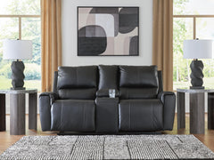 Black, loveseat room setting - 2