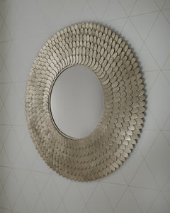 Champagne Finish Accent Mirror, view 5 - 5