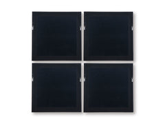 White/Gold Finish Dallbourne wall art set, product view 3 - 3