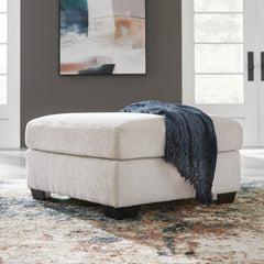 Stone, ottoman in room; accessories excluded - 8