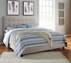 Beige King, king bed in room, alternate angle; other furnishings excluded - 2