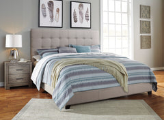 Beige King, king bed in room; mattress and other furnishings excluded - 3