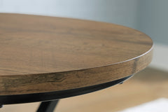 Brown/Black three-piece table set, product view 5 - 5