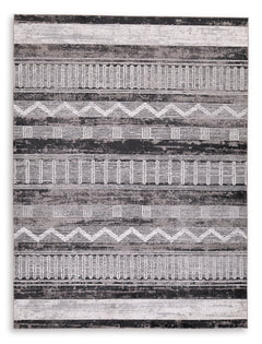Multi 60" x 84", complete rug product view - 1