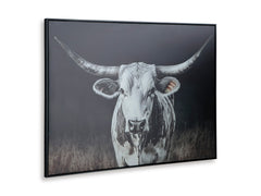 Black/White/Brown Harlandale wall art, product view 2 - 2