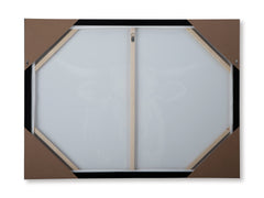 Black/White/Brown Harlandale wall art, product view 3 - 3