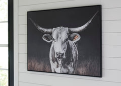 Black/White/Brown Harlandale wall art, product view 5 - 5