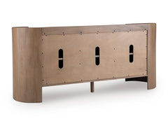 Brown/White Accent Cabinet, product view 4 - 4