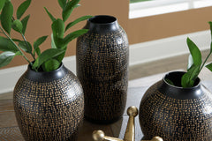 Black/Gold Finish five piece accessory set, product view 3 - 3