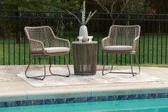 Beige / Outdoor Conversation Set, outdoor setting; decorative accessories excluded - 2