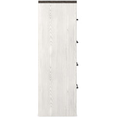 White/Gray, side view of chest - 3