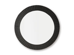 Black Accent Mirror, full product view - 1