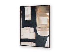 Black/Brown/Cream Feyville wall art, product view 2 - 2