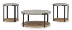Light Brown three-piece table set, product view 2 - 8