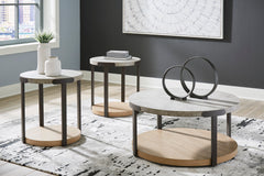 Light Brown three-piece table set, product view 3 - 9