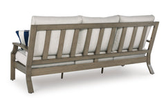 Brown/Beige Sofa with Cushion, product view 2 - 2