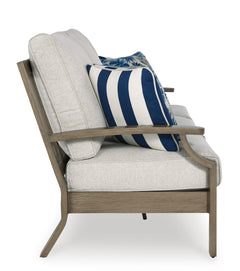 Brown/Beige Sofa with Cushion, product view 5 - 4