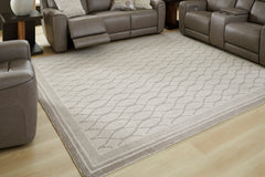 Gray 97.5" x 121.75", room view; furniture excluded - 6