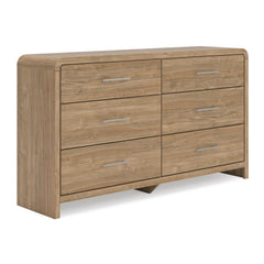 Warm Natural Brown / Dresser, complete product angled view - 1