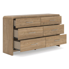Warm Natural Brown / Dresser, drawer open - 3