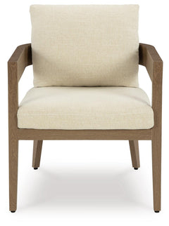 Dark Brown/White, individual chair front view - 4