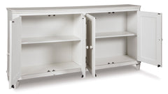 Antique White accent cabinet, product view 3 - 3