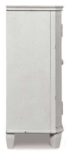Antique White accent cabinet, product view 4 - 4