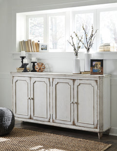Antique White accent cabinet, product view 6 - 6