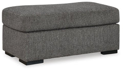 Pewter, complete ottoman angled view - 1
