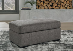Pewter, ottoman in room - 3