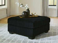 Onyx, ottoman in room; accessories excluded - 5