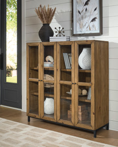 Gray Brown Accent Cabinet, view 7 - 7