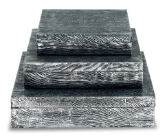 Antique Pewter Finish Keldy three-box set, product view 3 - 3