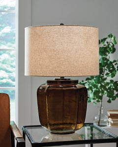 Amber table lamp, product view 2 - 2