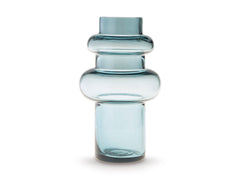 Blue 10.25-inch height vase, product view 2 - 5