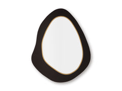 Black/Gold Finish Accent Mirror, view 4 - 4