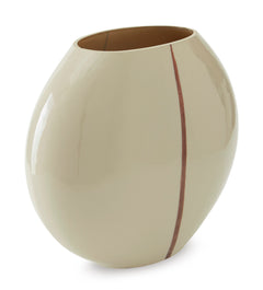 Cream Sheabourne 9.38-inch vase, full product view - 1