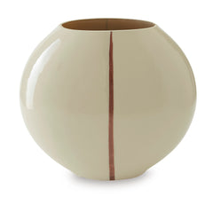 Cream Sheabourne 9.38-inch vase, product view 2 - 2