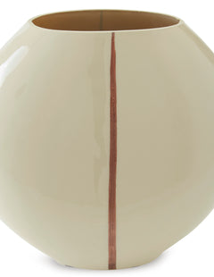 Cream Sheabourne 9.38-inch vase, product view 4 - 4