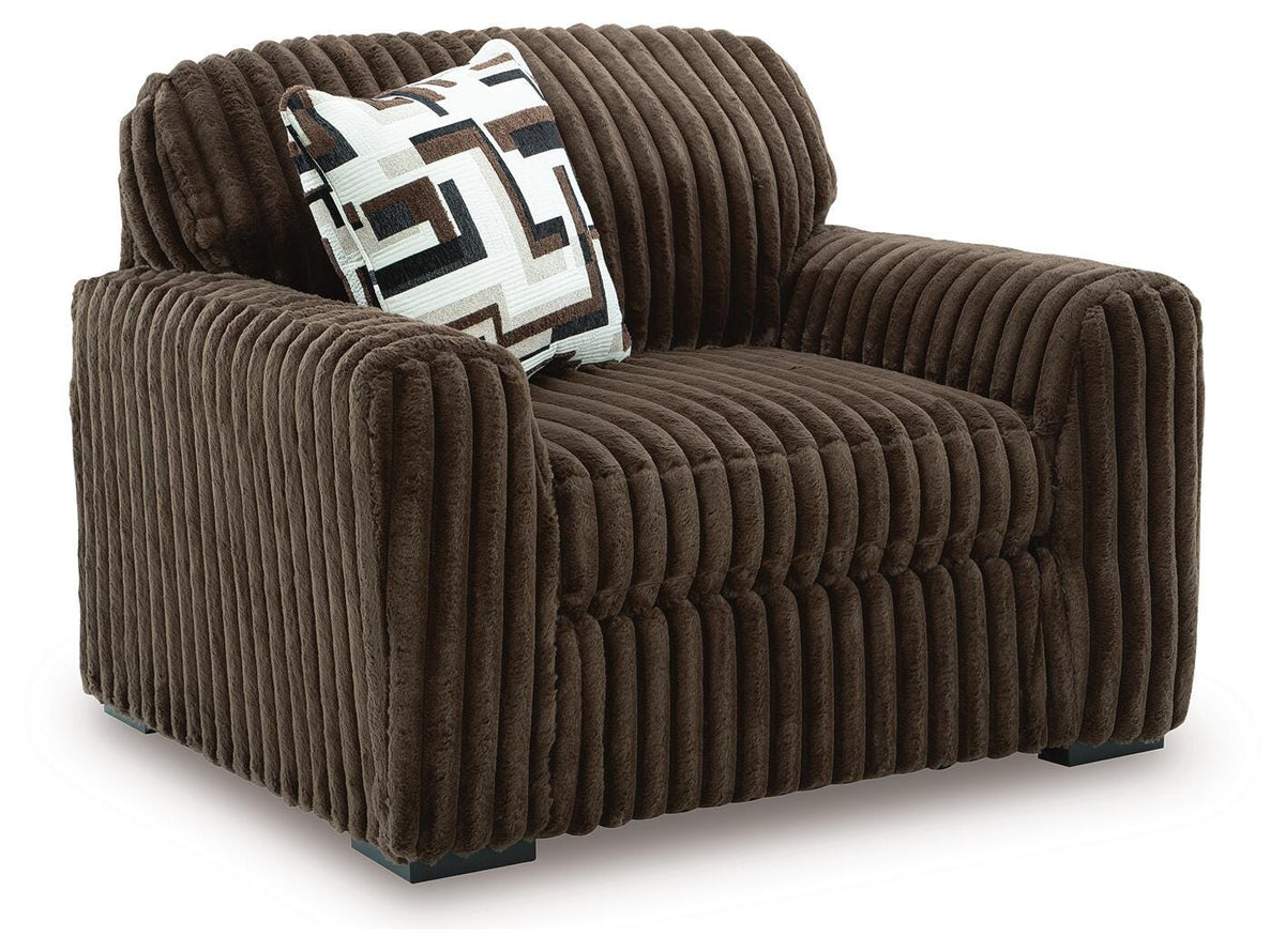 Chocolate, full chair product view