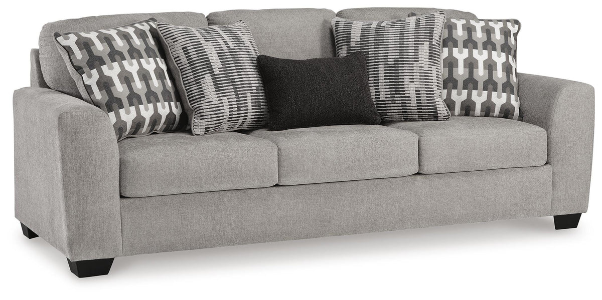 Flannel, complete sofa angle view