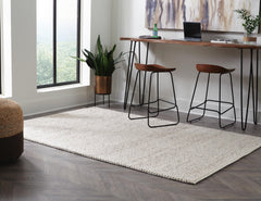 Cream/Taupe 92" x 120", room view; furniture excluded - 2