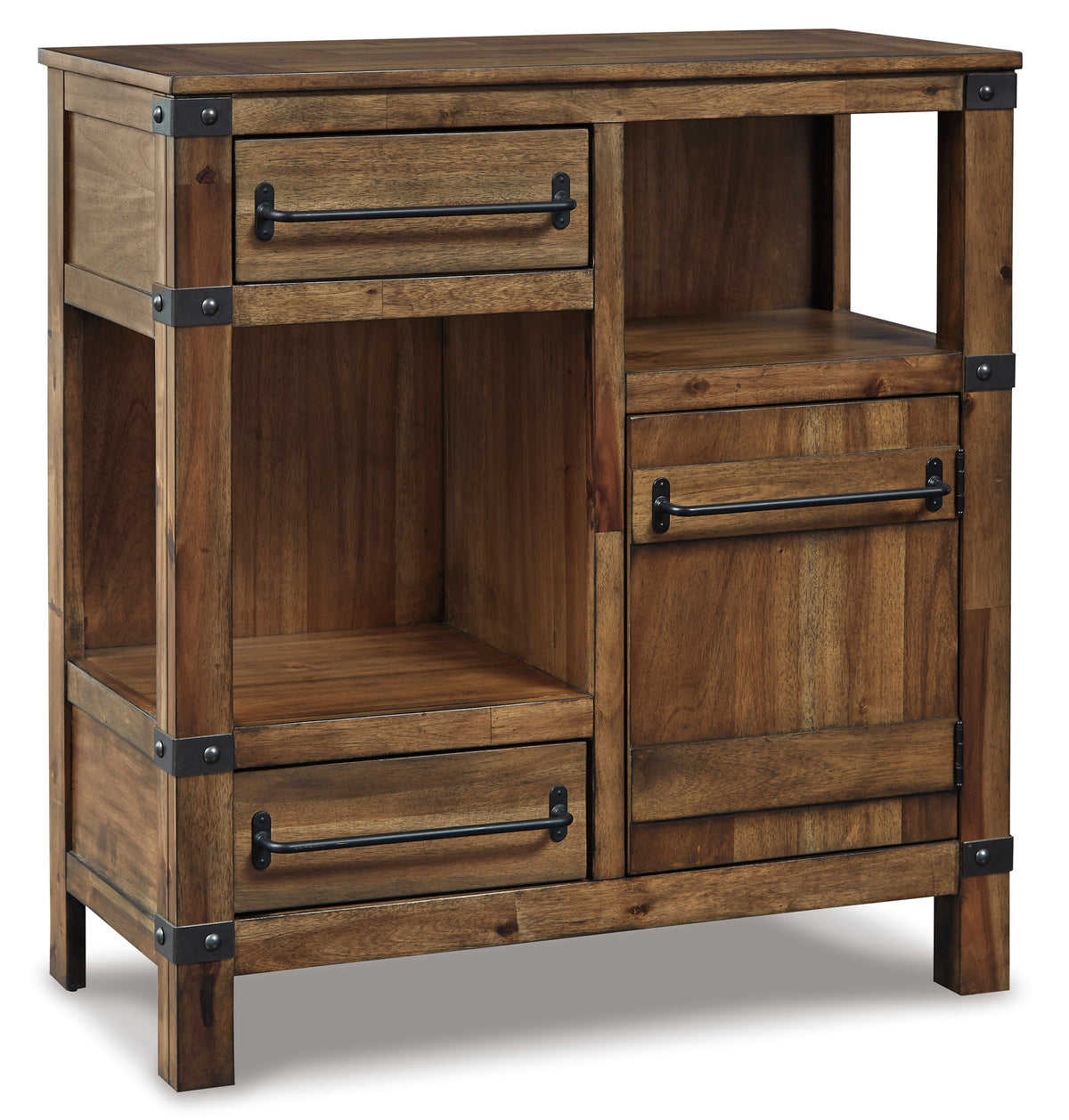 Light Brown/Bronze Accent Cabinet, full product view