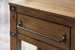 Light Brown/Bronze Accent Cabinet, product view 4 - 4