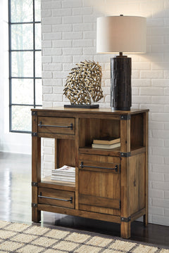 Light Brown/Bronze Accent Cabinet, product view 5 - 5