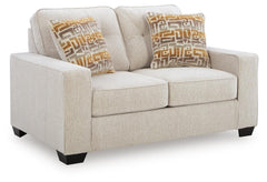 Stone, full loveseat at an angle - 5