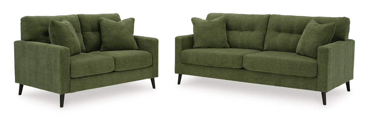 Olive / Sofa + Loveseat, complete matching set